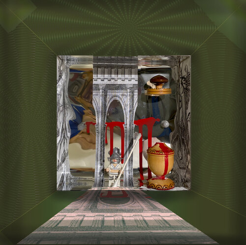 f1 - CURATIONS OF THE UNQUIET MIND ---Q-tip Defender de Aleks Rosenberg, Digital a la venta en Singulart