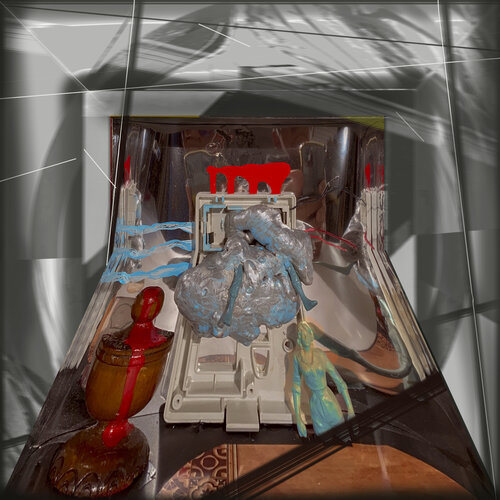 f2 - CURATIONS OF THE UNQUIET MIND --- In The Clouds van Aleks Rosenberg, Digitaal te koop op Singulart