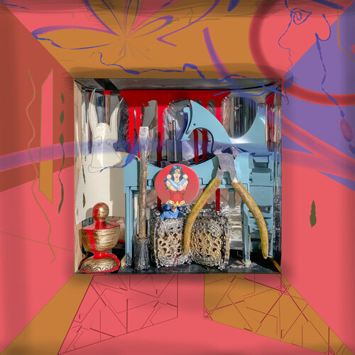 f4 - CURATIONS OF THE UNQUIET MIND --- Will Superheros Fix My Life? by Aleks Rosenberg, Digital for Sale on Singulart