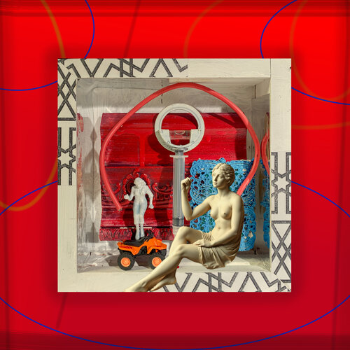 f5 - CURATIONS OF THE UNQUIET MIND --- Balancing Pros and Cons 2 par Aleks Rosenberg, Digital en vente sur Singulart