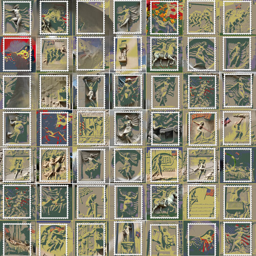 American Woman Stamp folio 2025 von Aleks Rosenberg, Digital kaufen auf Singulart