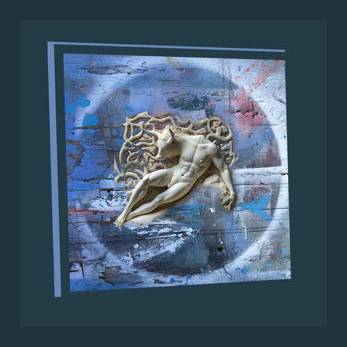 Curations - Minotaur With Detached Head van Aleks Rosenberg, Andere media te koop op Singulart