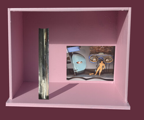 IMG_8940- Pink Box - Contained Algorithmic #1 by Aleks Rosenberg, Photography for Sale on Singulart