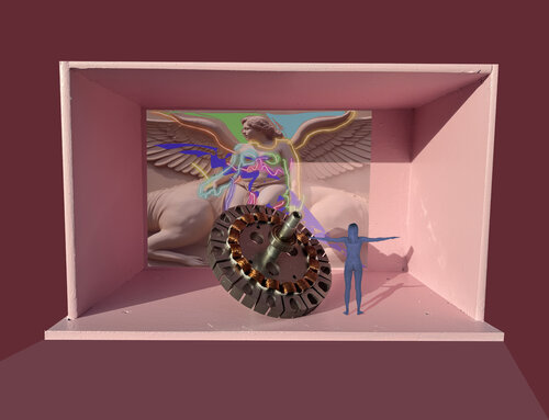 IMG_8954-Pink Box - Contained Algorithmic #2 von Aleks Rosenberg, Fotografie kaufen auf Singulart