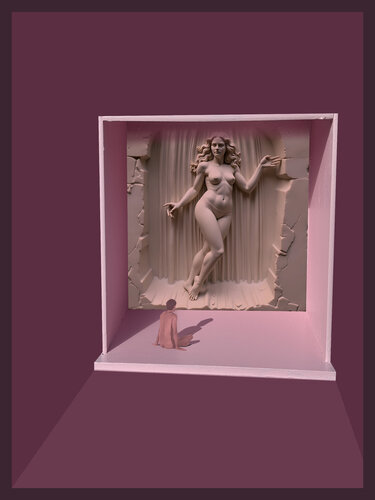 IMG_8940.-Pink Box - Exposed di Aleks Rosenberg, Fotografia in vendita su Singulart