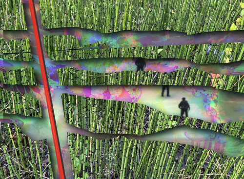 IMG_5651 - THE GREEN FLAG - 22x30 par Aleks Rosenberg, Photographie en vente sur Singulart