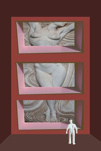 IMG_8940-3-3- Pink Box - Contained Algorithmic #3x3 de Aleks Rosenberg, Fotografía a la venta en Singulart