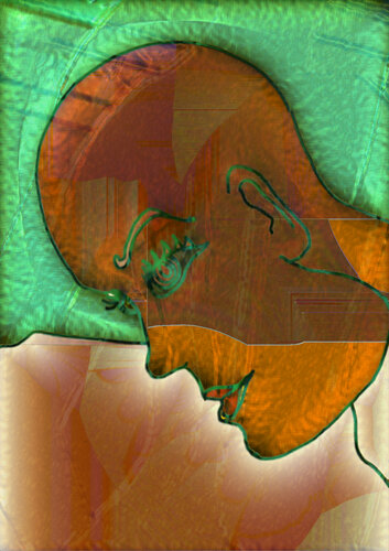 MASKED BALL 4 van Aleks Rosenberg, Digitaal te koop op Singulart