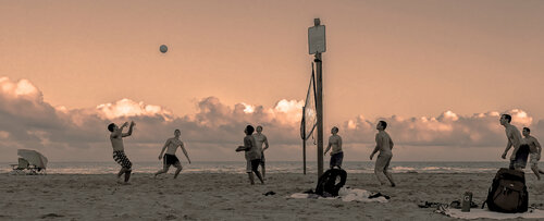 60 - BEACH VOLLEYBALL by Aleks Rosenberg, Photography for Sale on Singulart