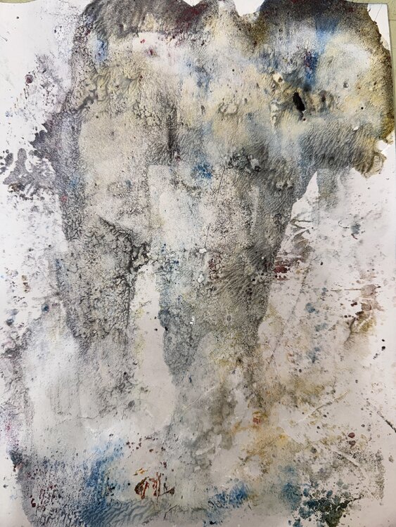 Monoprint 1 Aleks Rosenberg