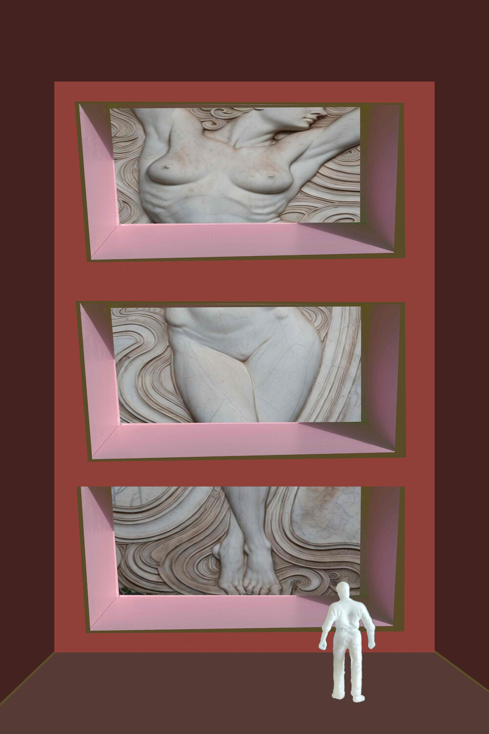IMG_8940-3-3- Pink Box - Contained Algorithmic #3x3 Aleks Rosenberg Fotografía en venta