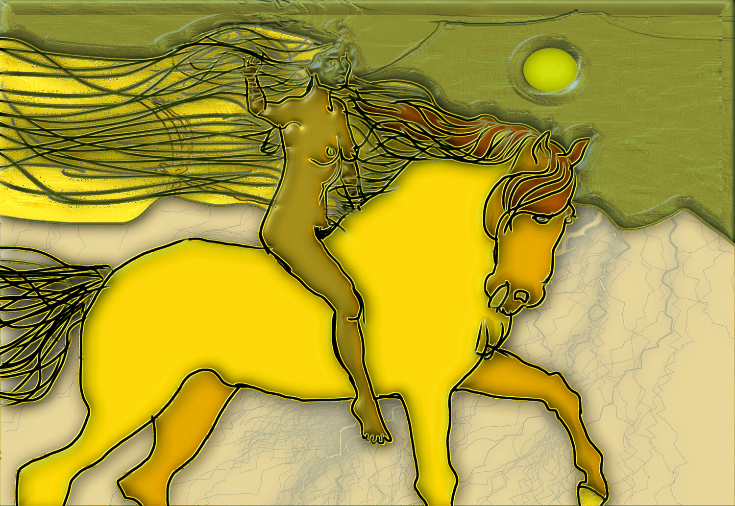 YELLOW HORSE Aleks Rosenberg