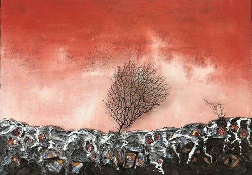 E Intanto Arriva il Tramonto by Mauro Corvaglia, Painting for Sale on Singulart