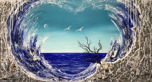 A-Mare by Mauro Corvaglia, Painting for Sale on Singulart