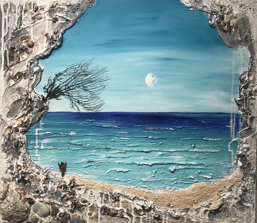 Un Mare Senza Plastica, un Sogno........ by Mauro Corvaglia, Painting for Sale on Singulart