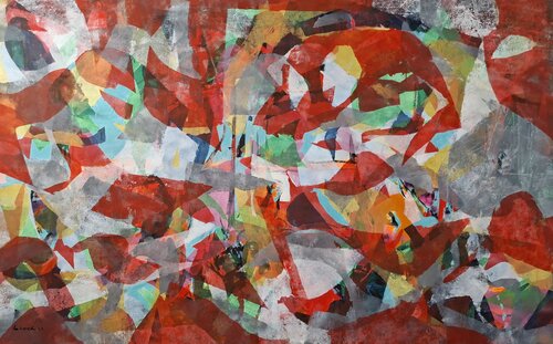 PIZZA DEL ASCENSOR by Erich Birchmeier, 회화 for Sale on Singulart