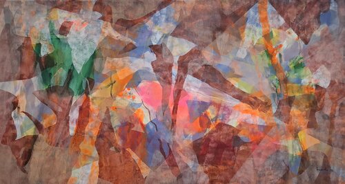 REFLECTIONS ON WATER di Erich Birchmeier, Pittura in vendita su Singulart