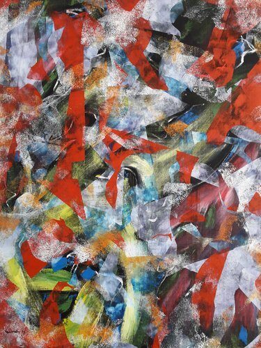 DANZA ROJA de Erich Birchmeier, Pintura a la venta en Singulart