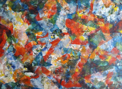 ROJO METRA von Erich Birchmeier, Malerei kaufen auf Singulart