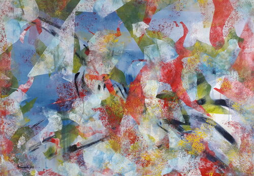 PAJAROLOCO di Erich Birchmeier, Pittura in vendita su Singulart