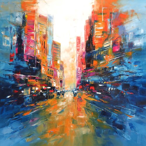 New York by Michaël Lefèvre, Painting for Sale on Singulart