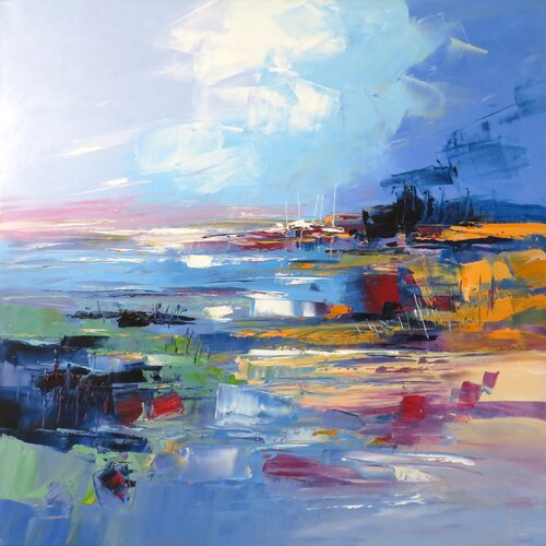Horizon marin van Michaël Lefèvre, Schilderij te koop op Singulart