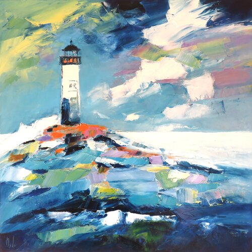 Le phare van Michaël Lefèvre, Schilderij te koop op Singulart