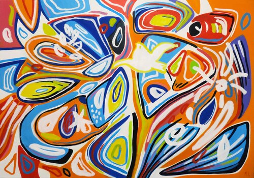 Divergent van Michaël Lefèvre, Schilderij te koop op Singulart