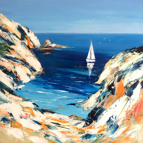 La crique van Michaël Lefèvre, Schilderij te koop op Singulart