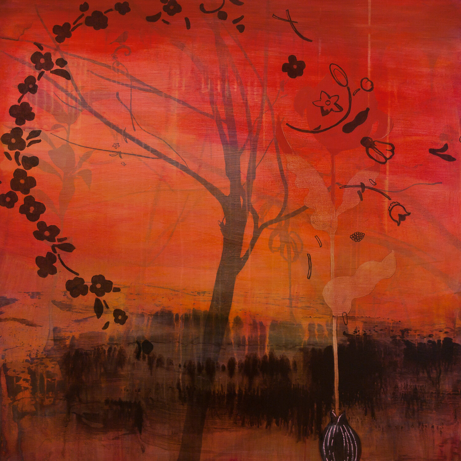 Skyfield 14 (if you were here, I would be with you) Anna Jaap Originalgemälde zu verkaufen