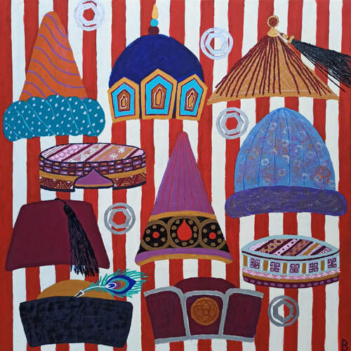 Hats from heree and there and everywhere Berit Bredahl
