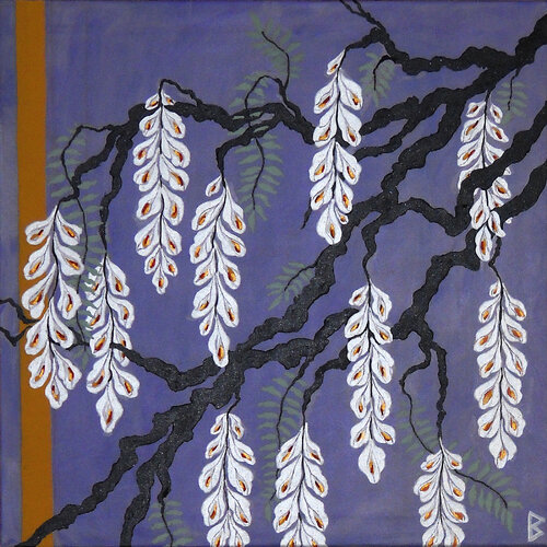 Wisteria by Berit Bredahl, 회화 for Sale on Singulart