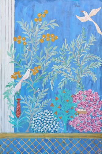 The House of the happy Poet de Berit Bredahl, Pintura a la venta en Singulart