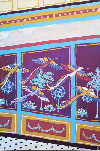 Pompeii - The House of the wealthy Merchant by Berit Bredahl, Painting for Sale on Singulart