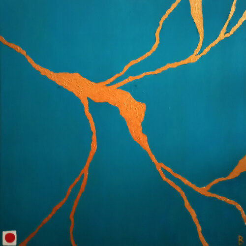 Kintsugi by Berit Bredahl, Painting for Sale on Singulart