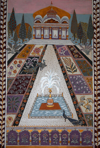 The Maharaja's Garden by Berit Bredahl, Painting for Sale on Singulart