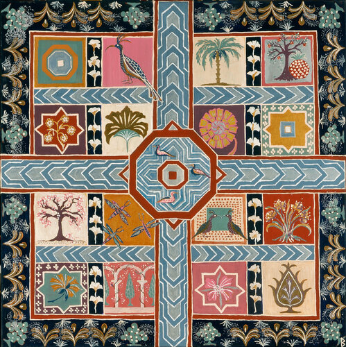 Persian Garten in Summer di Berit Bredahl, Pittura in vendita su Singulart