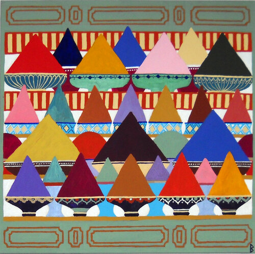 Spice Market by Berit Bredahl, Painting for Sale on Singulart