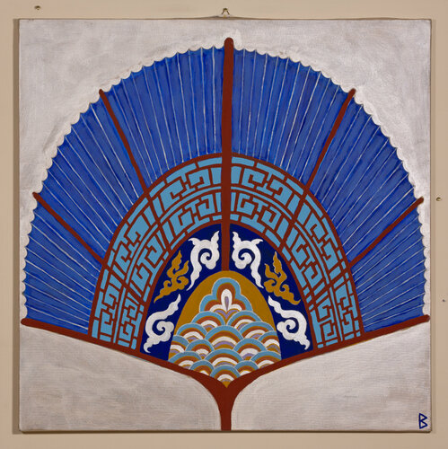 Chinese Fan by Berit Bredahl, Painting for Sale on Singulart