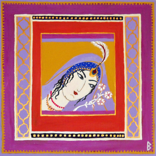 Persian Lady by Berit Bredahl, 회화 for Sale on Singulart