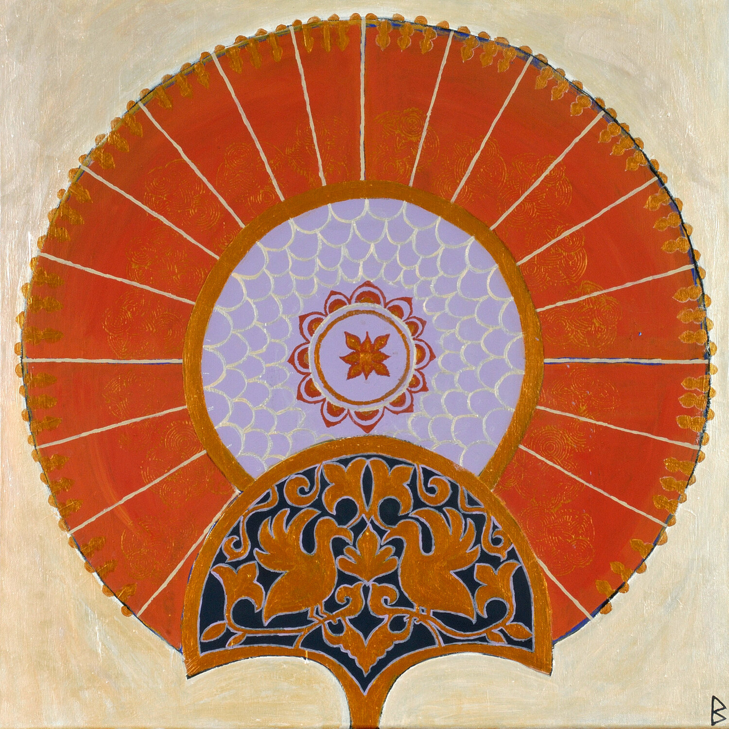 Indian Fan III Berit Bredahl