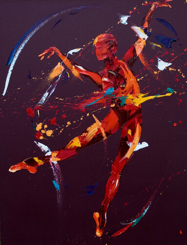 Sky Fire by Penny Warden, Painting for Sale on Singulart
