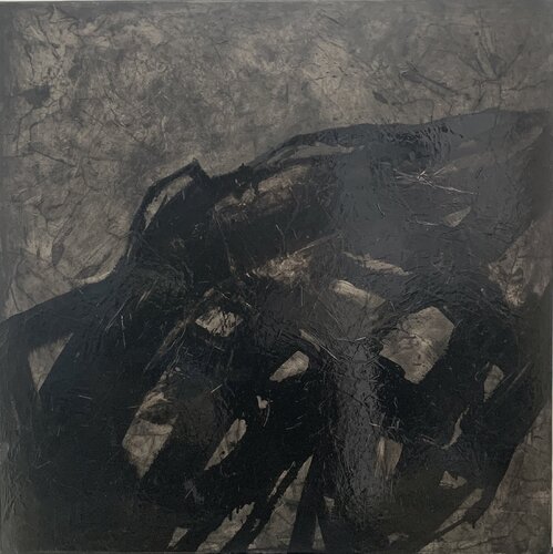 Noir Miroir Gris de Kardesch, Pintura a la venta en Singulart