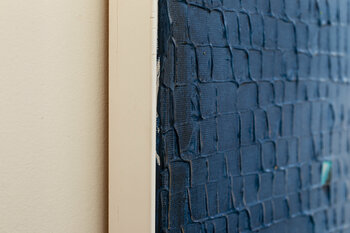 Analog Pixels / Serial Rectangles / 2022 / steelblue / 120x120 / 8JAS4 Danny Frede