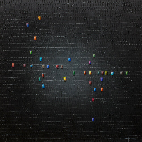 Serial Analog Pixels / 2021 / darkgrey / 120x120 Danny Frede