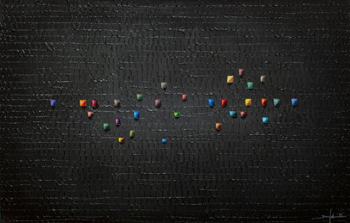 Serial Analog Pixels / 2021 / darkgrey / 140x90 Danny Frede