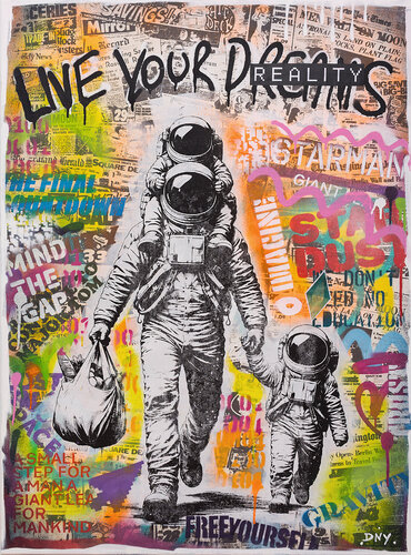 Real Family / FLDXQ von Danny Frede, Malerei kaufen auf Singulart