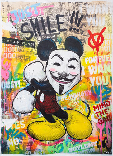 Smile / BP8TL_00 van Danny Frede, Schilderij te koop op Singulart