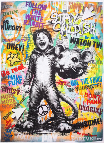 Rat Boy II / LYHXW van Danny Frede, Schilderij te koop op Singulart