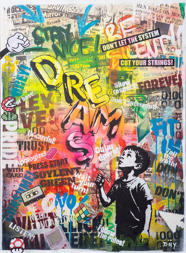 DREAMS / HNK6F van Danny Frede, Schilderij te koop op Singulart